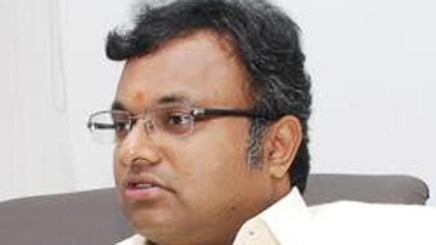 Karti Chidambaram, son of former Union minister P Chidambaram. (HT File Photo) Karti Chidambaram, son of former Union minister P Chidambaram. (HT File Photo)