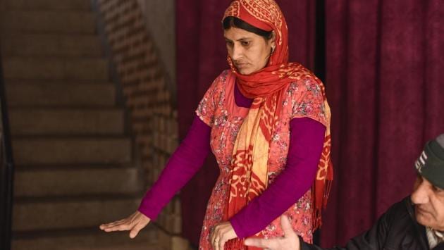 “Naresh gifted me a suit (salwar kurta) and left in the afternoon. I could see he was troubled, but I did not know he had such murderous plans on his mind,” said Seema, Naresh’s wife. He was undergoing psychiatric treatment when he got married to Seema. (Burhaan Kinu / HT Photo) “Naresh gifted me a suit (salwar kurta) and left in the afternoon. I could see he was troubled, but I did not know he had such murderous plans on his mind,” said Seema, Naresh’s wife. He was undergoing psychiatric treatment when he got married to Seema. (Burhaan Kinu / HT Photo)