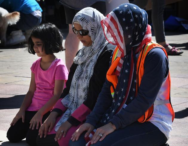 Despite its exponential rise, Muslims will only account for 2.1% of the US population.(Representational photo/AFP File) Despite its exponential rise, Muslims will only account for 2.1% of the US population.(Representational photo/AFP File)