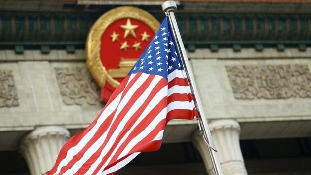 A US flag is seen during a welcoming ceremony in Beijing, China, November 9, 2017. (Reuters) A US flag is seen during a welcoming ceremony in Beijing, China, November 9, 2017. (Reuters)