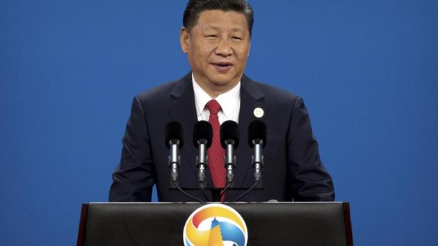 In this May 14, 2017, file photo, Chinese President Xi Jinping speaks during the opening ceremony of the Belt and Road Forum at the China National Convention Center in Beijing.(AP) In this May 14, 2017, file photo, Chinese President Xi Jinping speaks during the opening ceremony of the Belt and Road Forum at the China National Convention Center in Beijing.(AP)