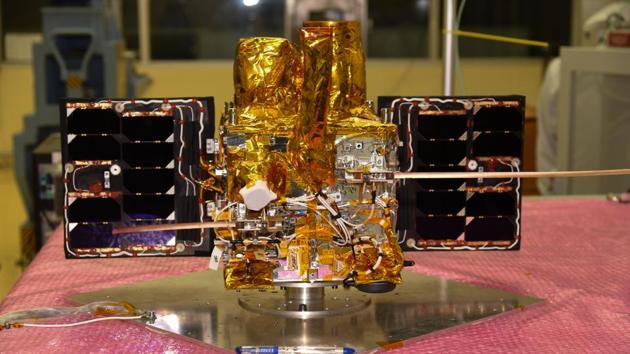 INS-1C nano satellite with its panels in deployed position. The total weight of all the 31 satellites carried on-board PSLV-C40 is about 1,323kg. The 28 international customer satellites are being launched as part of the commercial arrangements between ISRO and its commercial arm ‘Antrix Corporation Ltd’. (ISRO)