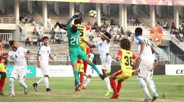 Indian Arrows registered their third win in the I-League with a win over Gokulam Kerala in Kerala today. (AIFF) Indian Arrows registered their third win in the I-League with a win over Gokulam Kerala in Kerala today. (AIFF)
