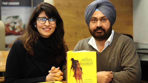 The book is penned by the brother-sister duo of Ajay Brar (right) and Navjot Kaur. (Keshav Singh/HT)