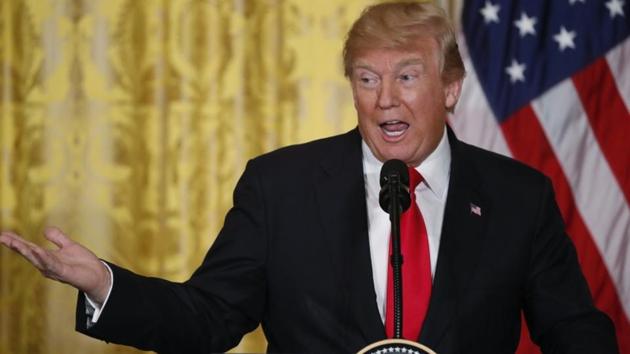 US President Donald Trump in the East Room of the White House in Washington, January 10, 2018. (Reuters) US President Donald Trump in the East Room of the White House in Washington, January 10, 2018. (Reuters)