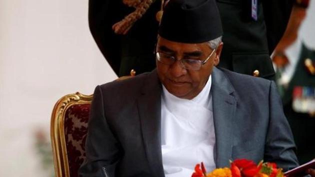Nepalese Prime Minister Sher Bahadur Deuba signs the oath after swearing-in ceremony at the presidential building in Kathmandu, Nepal June 7, 2017. (Reuters File Photo) Nepalese Prime Minister Sher Bahadur Deuba signs the oath after swearing-in ceremony at the presidential building in Kathmandu, Nepal June 7, 2017. (Reuters File Photo)