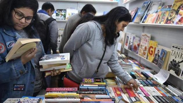 Visitors at the New Delhi World Book Fair 2018. (PTI) Visitors at the New Delhi World Book Fair 2018. (PTI)