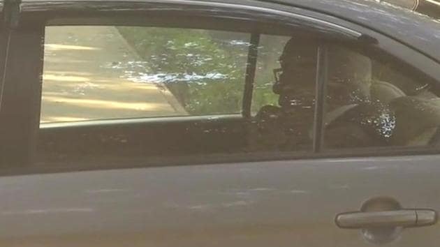 Principal secretary to PM, Nripendra Misra, seen outside Chief Justice of India Dipak Misra’s residence in Delhi. (ANI) Principal secretary to PM, Nripendra Misra, seen outside Chief Justice of India Dipak Misra’s residence in Delhi. (ANI)