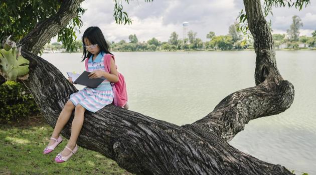 In children, even a view of greenery through a classroom window can have positive effects on their attention span. (Shutterstock) In children, even a view of greenery through a classroom window can have positive effects on their attention span. (Shutterstock)
