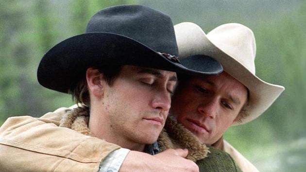 Heath Ledger and Jake Gyllenhaal co-starred in the Oscar-winning film, Brokeback Mountain.