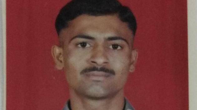Lance Naik Yogesh Muralidhar Bhadane was killed in firing by Pakistan on Saturday. (Handout Photo) Lance Naik Yogesh Muralidhar Bhadane was killed in firing by Pakistan on Saturday. (Handout Photo)