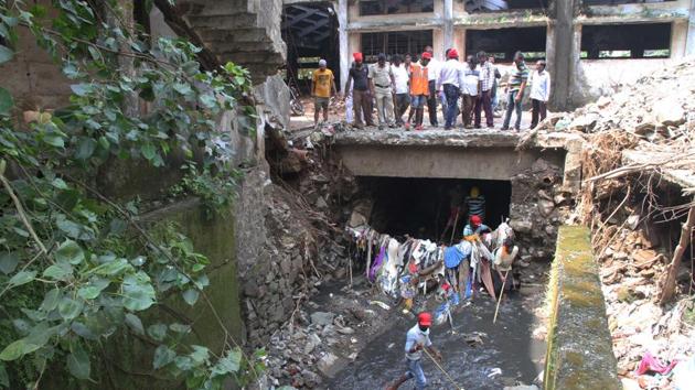 The man drowned in a nullah at Ramnagar, Thane.(HT File)