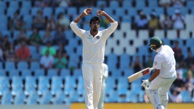Jasprit Bumrah bowled with discipline as South Africa got off to a cautious start on a confounding Centurion Park wicket. (BCCI) 