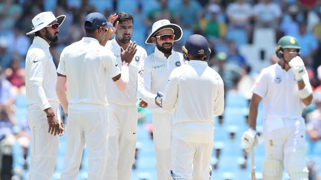 Ravichandran Ashwin picked up 3/90 as South Africa collapsed to 269/6 at stumps on day 1 of the Centurion Test. (BCCI)