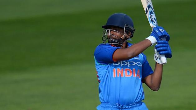 While Rahul Dravid, who has been at the helm of Indian U-19 cricket team and the India A squad for some time, may not like to focus on individuals, it is very difficult to not see skipper Prithvi Shaw as the star of this team which opens their ICC U-19 Cricket World Cup campaign against Australia on Sunday.(Getty Images)