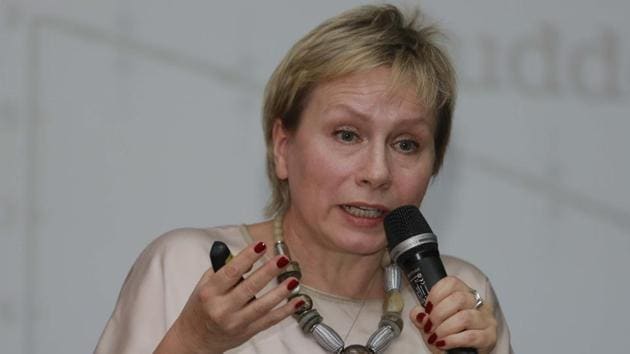 Elena Surovyatkina. (Rahul Raut/HT Photo) Elena Surovyatkina. (Rahul Raut/HT Photo)