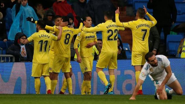 Pablo Fornals’ late goal helped Villarreal beat Real Madrid 1-0 in the La Liga on Saturday. (REUTERS) Pablo Fornals’ late goal helped Villarreal beat Real Madrid 1-0 in the La Liga on Saturday. (REUTERS)