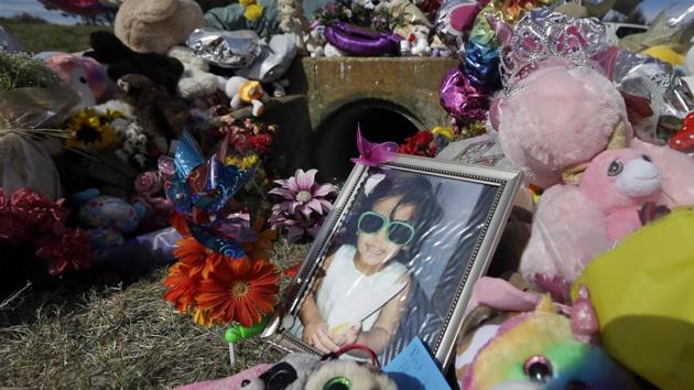 A photograph of 3-year-old Sherin Mathews sits by a makeshift memorial in Richardson, Texas. (AP File Photo) A photograph of 3-year-old Sherin Mathews sits by a makeshift memorial in Richardson, Texas. (AP File Photo)