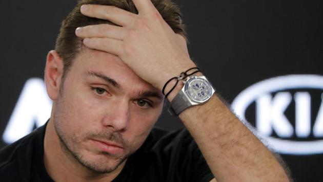 Switzerland's Stan Wawrinka during a press interaction ahead of the Australian Open tennis championship in Melbourne on Saturday. (AP) Switzerland's Stan Wawrinka during a press interaction ahead of the Australian Open tennis championship in Melbourne on Saturday. (AP)