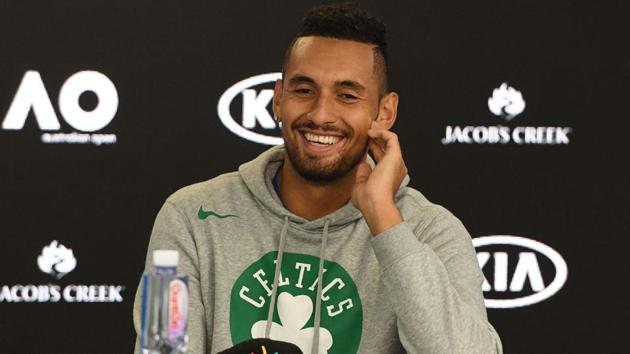 Nick Kyrgios is aiming for a consistent show in 2018, starting with the Australian Open tennis tournament. (AFP) Nick Kyrgios is aiming for a consistent show in 2018, starting with the Australian Open tennis tournament. (AFP)