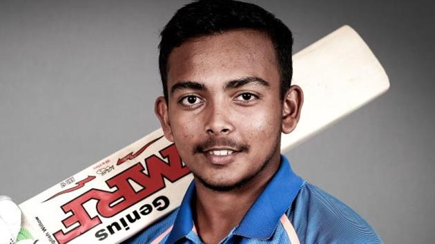 Prithvi Shaw scored 94 for the India U-19 cricket team in their ICC U-19 Cricket World Cup match against Australia. (ICC) Prithvi Shaw scored 94 for the India U-19 cricket team in their ICC U-19 Cricket World Cup match against Australia. (ICC)
