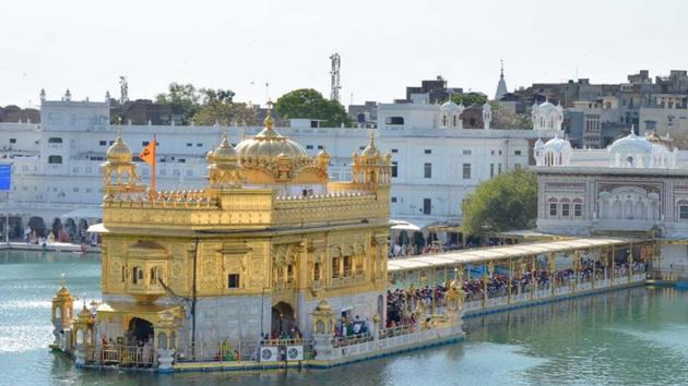 Golden Temple is visited by nearly 1 lakh pilgrims every day, who come from all over the globe. (HT File) Golden Temple is visited by nearly 1 lakh pilgrims every day, who come from all over the globe. (HT File)