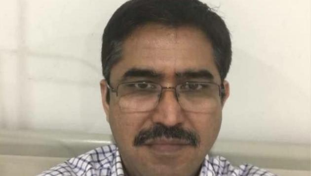 Members of the society said that Pankaj Garg left for work late on Friday, and news of accident came as a shock the next morning. (HT File) Members of the society said that Pankaj Garg left for work late on Friday, and news of accident came as a shock the next morning. (HT File)