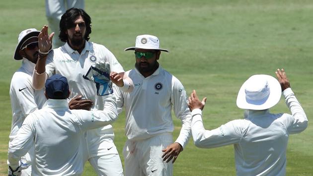Ishant Sharma then got the better of Kagiso Rabada, who was dropped twice (by Kohli and Hardik Pandya) off successive deliveries.  (BCCI ) 