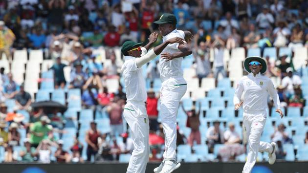The very next ball,  Cheteshwar Pujara was run-out for a golden duck as he set off on a suicidal run and failed to beat debutant Lungi Ngidi’s throw from mid-on. (BCCI ) 