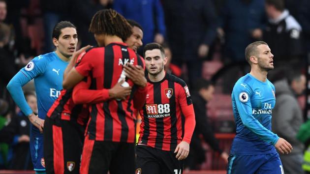 Bournemouth came from behind to beat Arsenal in the Premier League. (REUTERS) Bournemouth came from behind to beat Arsenal in the Premier League. (REUTERS)