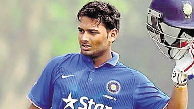 Rishabh Pant scored a 32-ball century for Delhi against Himachal Pradesh in the Syed Mushtaq Ali T20 trophy. (HT Photo) Rishabh Pant scored a 32-ball century for Delhi against Himachal Pradesh in the Syed Mushtaq Ali T20 trophy. (HT Photo)