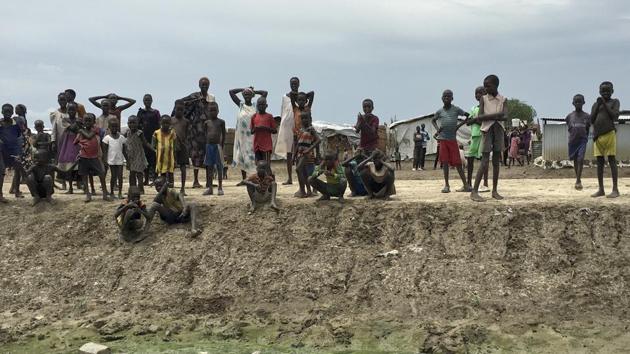 In this Sunday, June 18, 2017 file photo, displaced South Sudanese look on during a visit of UNCHR High Commissioner Filippo Grandi to South Sudan's largest camp for the internally-displaced, in Bentiu, South Sudan. (AP) In this Sunday, June 18, 2017 file photo, displaced South Sudanese look on during a visit of UNCHR High Commissioner Filippo Grandi to South Sudan's largest camp for the internally-displaced, in Bentiu, South Sudan. (AP)
