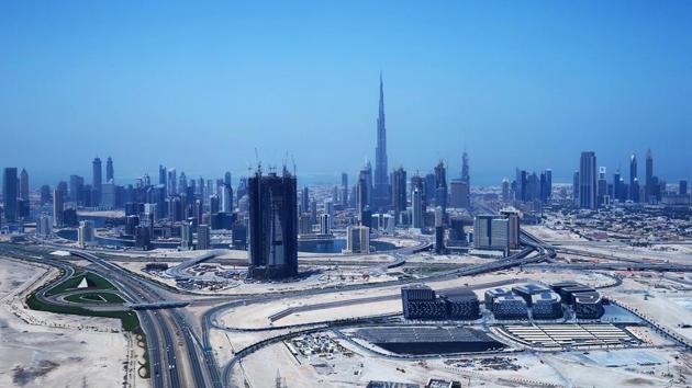 An ariel view shows the Burj Khalifa, the world's tallest tower, dominating the Dubai skyline on April 10, 2016. (AFP File Photo) An ariel view shows the Burj Khalifa, the world's tallest tower, dominating the Dubai skyline on April 10, 2016. (AFP File Photo)