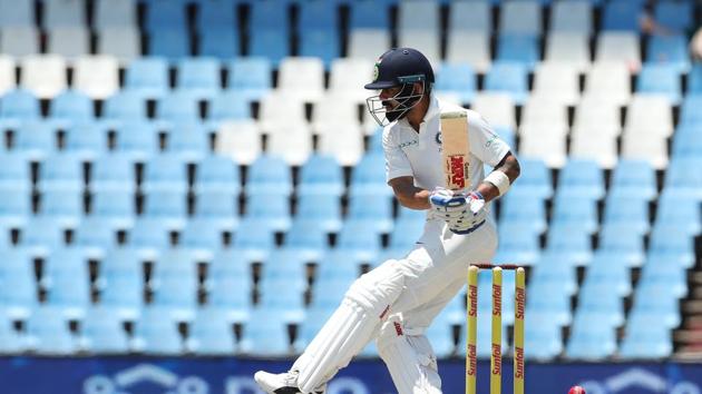 Virat Kohli continued to motor on as South Africa struggled for penetration with the old ball. (BCCI) Virat Kohli continued to motor on as South Africa struggled for penetration with the old ball. (BCCI)