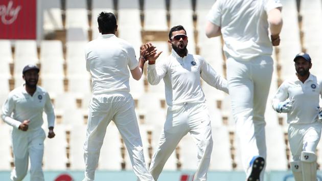 India got off to a great start as Jasprit Bumrah trapped Aiden Markram for 1. (BCCI) India got off to a great start as Jasprit Bumrah trapped Aiden Markram for 1. (BCCI)