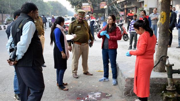 A 30-year-old man was allegedly gunned down on Monday by four attackers, police said, terming the incident part of a "gang war". A 30-year-old man was allegedly gunned down on Monday by four attackers, police said, terming the incident part of a "gang war".