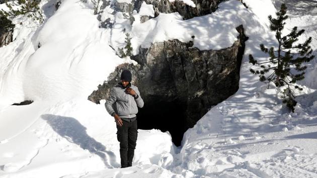 A migrant rests near a cave after crossing part of the Alps. The majority lack proper gear to face the dangerous hike in snowy mountains and Alpine rescuers both in Italy and France are at work to help them. The International Organisation for Migration estimates that 20,000 people have died in the Mediterranean itself while trying to reach Italy. (Siegfried Modola / Reuters) A migrant rests near a cave after crossing part of the Alps. The majority lack proper gear to face the dangerous hike in snowy mountains and Alpine rescuers both in Italy and France are at work to help them. The International Organisation for Migration estimates that 20,000 people have died in the Mediterranean itself while trying to reach Italy. (Siegfried Modola / Reuters)