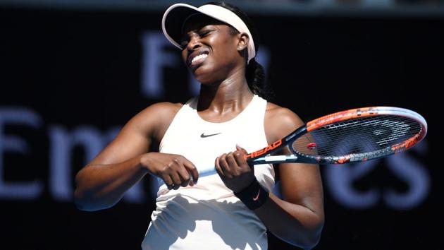 Sloane Stephens and Coco Vandweghe too suffered shock first round exits on Monday. (AFP)