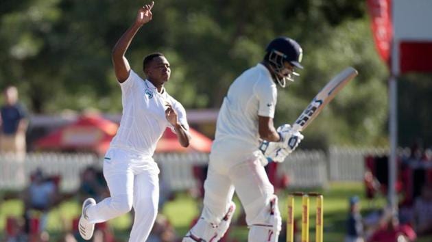 India were 35/3 at stumps on the penultimate day of the second Test against South Africa at Centurion. The visitors need 252 more runs to level the three-match series. (Reuters )