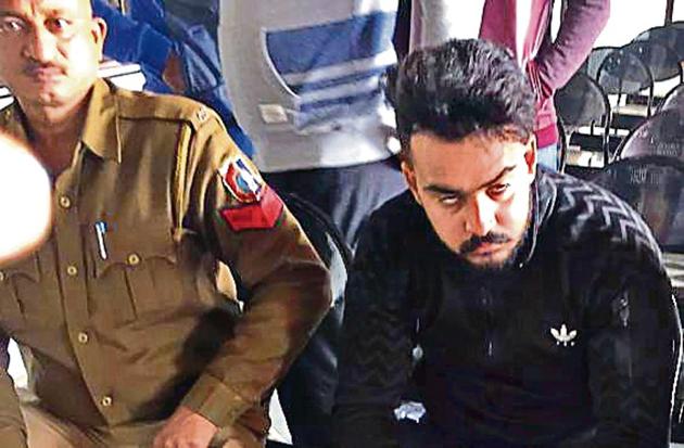 Vivek Kaushal, 25, in a Chandigarh court on Monday. (HT Photo) Vivek Kaushal, 25, in a Chandigarh court on Monday. (HT Photo)