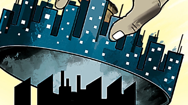 While the government earned a nominal annual rent of Rs33,590 on the plot, its lease owner and developer constructed a residential and commercial complex roughly valued at nearly Rs1,000 crore. (HT File) While the government earned a nominal annual rent of Rs33,590 on the plot, its lease owner and developer constructed a residential and commercial complex roughly valued at nearly Rs1,000 crore. (HT File)