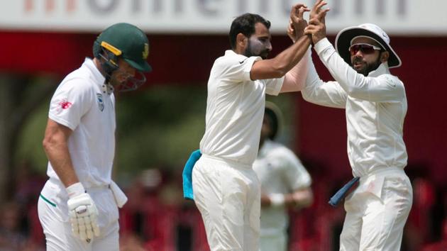 Mohammed Shami grabbed four wickets on Day 4 of the Centurion Test to help India bounce back against South Africa. (REUTERS) Mohammed Shami grabbed four wickets on Day 4 of the Centurion Test to help India bounce back against South Africa. (REUTERS)