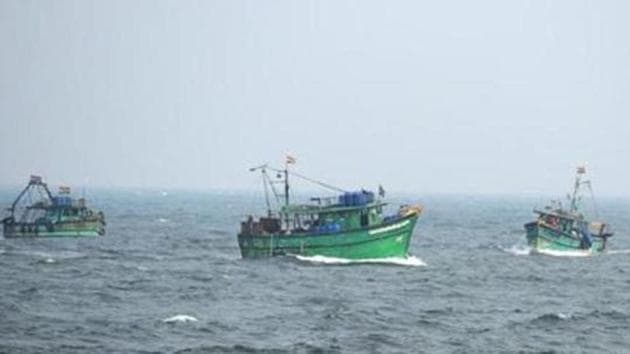 The fast gun boats and the fast attack craft, attached to the Northern Naval Command of the Sri Lanka Navy, arrested the fishermen in the seas, northwest of the Delft Island and northeast of the Katchatheevu Island. (AFP file) The fast gun boats and the fast attack craft, attached to the Northern Naval Command of the Sri Lanka Navy, arrested the fishermen in the seas, northwest of the Delft Island and northeast of the Katchatheevu Island. (AFP file)