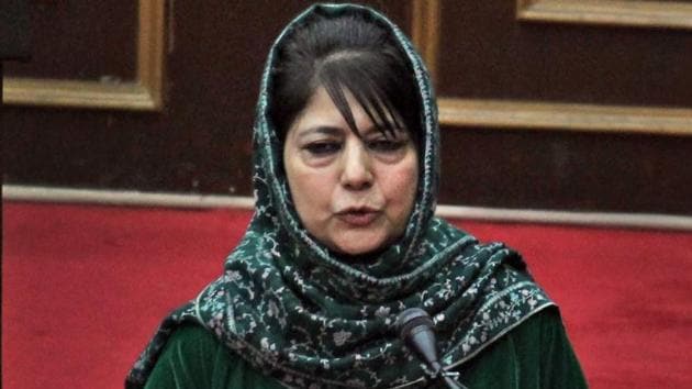 Jammu and Kashmir chief minister Mehbooba Mufti speaks in the legislative council.(PTI file) Jammu and Kashmir chief minister Mehbooba Mufti speaks in the legislative council.(PTI file)