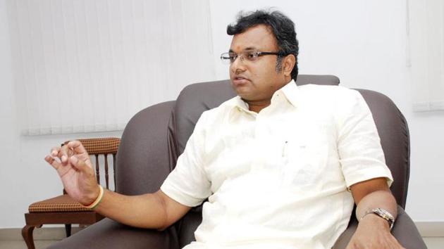 Thr central probe agency had registered a case against Karti Chidambaram in May 2017. (HT File Photo) Thr central probe agency had registered a case against Karti Chidambaram in May 2017. (HT File Photo)
