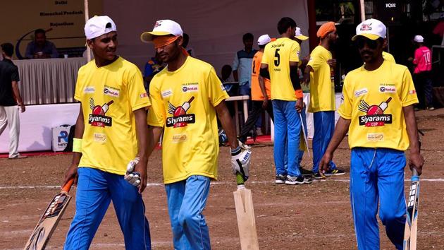 The tournament was together organised by Blind Welfare Organization (India) and Rotary Club Bombay Queen City. (Anshuman Poyrekar/HT) 