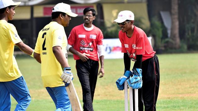 Maharashtra won the Tuesday’s match in the tournament at Islam Gymkhana in Mumbai. (Anshuman Poyrekar/HT) 