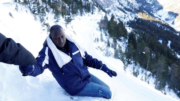 Abdullhai, 38, from Guinea, is helped by a friend as they try to cross part of the Alps mountain range from Italy into France. It took Abdullhai almost three years to get from his home in Guinea to a rocky, snow-covered Alpine mountain pass in the dead of winter, for what he hopes will be the final stage of his journey into France. (Siegfried Modola / Reuters) Abdullhai, 38, from Guinea, is helped by a friend as they try to cross part of the Alps mountain range from Italy into France. It took Abdullhai almost three years to get from his home in Guinea to a rocky, snow-covered Alpine mountain pass in the dead of winter, for what he hopes will be the final stage of his journey into France. (Siegfried Modola / Reuters)