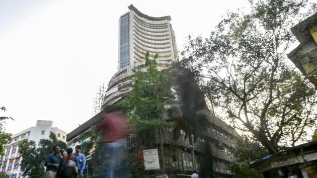 Sensex gained 410.44 points in the previous three sessions. (Kunal Patil/HT File Photo) Sensex gained 410.44 points in the previous three sessions. (Kunal Patil/HT File Photo)
