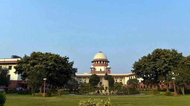 A view of the Supreme Court in New Delhi. India’s top court has been rocked in the wake of four senior judges holding an unprecedented press conference against Chief Justice Dipak Misra.(PTI)